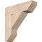 Ekena Millwork Traditional Slat Smooth Bracket, Douglas Fir, 3 1/2"W x 14"D x 14"H BKT04X14X14TRA06SDF - alternate 1